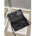 Lushentic Rep CARO Macrocannage Quilted Pouch Calfskin with Ruthenium-finish Metal 'CD' Signature