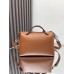 LUSHENTIC REP By The Way Medium 27cm Brown Leather Boston Bag