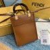 Lushentic Rep Mini Sunshine Shopper Brown Leather Mini Bag