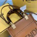 Lushentic Rep Mini Sunshine Shopper Brown Leather Mini Bag