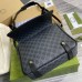 Lushentic Rep Men Messenger Bag GG Supreme Monogram Canvas Black