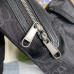 Lushentic Rep Men's Off The Grid Sling Backpack Crossbody Single One Shoulder Chest Bag Black