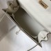 Lushentic Rep Kelly Sellier 25 / 28 cm Nata Epsom Gold Hardware Shoulder Bag Handbag White