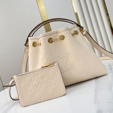 LUSHENTIC REP Cream Bundle Bag Monogram Empreinte Leather 