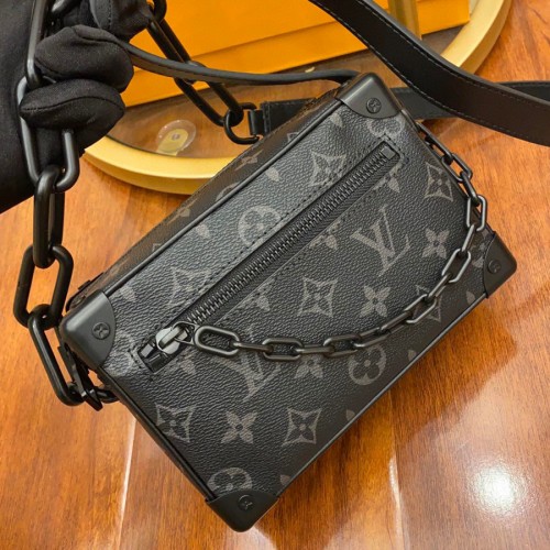 Louis Vuitton Monogram Eclipse Mini Soft Trunk - Black Crossbody Bags,  Handbags - LOU748136