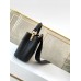 Lushentic Replica Capucines Mini Handbag M56669 Black Taurillon Leather
