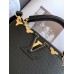 Lushentic Replica Capucines Mini Handbag M56669 Black Taurillon Leather