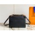 Lushentic Rep Twist MM M59887 Golden Hardwares Handbag Black Shoulder Bag Epi Grained Leather