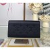 Lushentic Replica LV SARAH WALLET M61182 Envelope Style Monogram Supple Grained Cowhide Leather