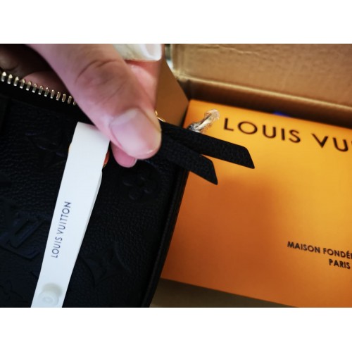 Louis Vuitton Monogram Empreinte Easy Pouch On Strap M80349 Black
