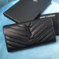 Lushentic Long Wallet Multi Colors Caviar Leather