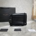 Lushentic Replica NIKI MEDIUM CHAIN BAG IN CROCODILE-EMBOSSED LEATHER Black Hardwares