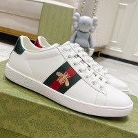 Women ACE Low-Top Sneaker with Gold Embroidered Bee