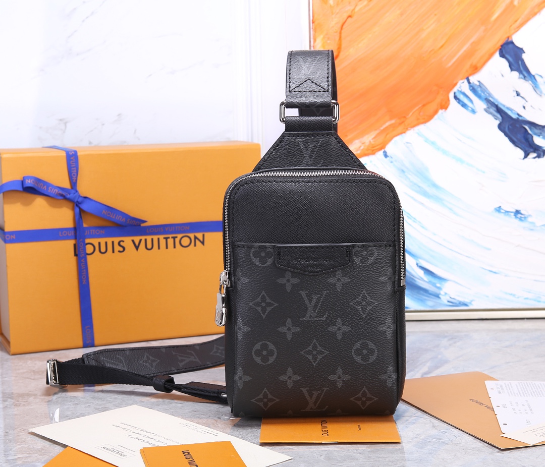Louis Vuitton LV Outdoor slingbag new Black Leather ref.269705